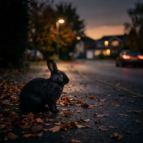 What does the Black Rabbit ending mean?
