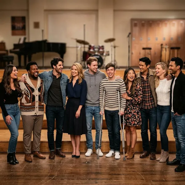 cast of glee tv series