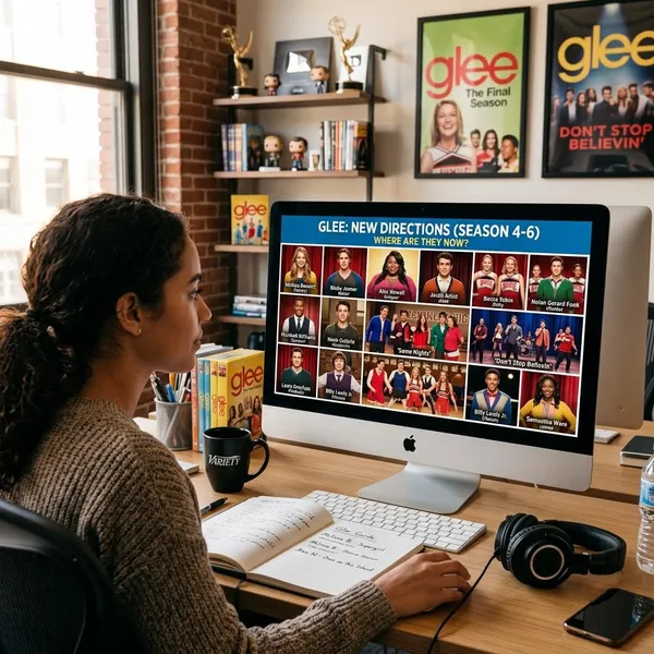 Who joined the main Glee cast later?