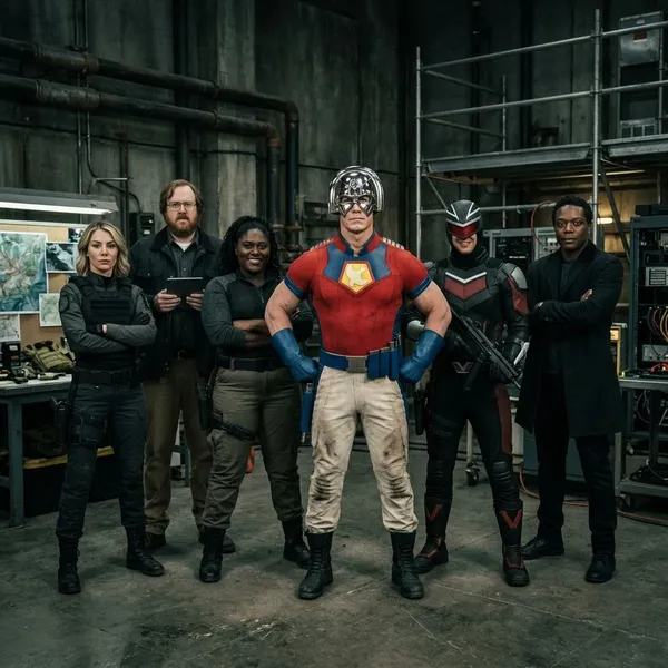 Main cast of Peacemaker
