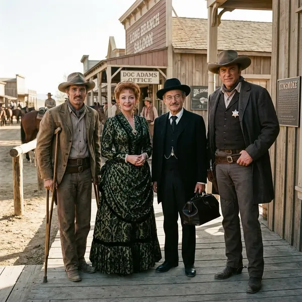 Key recurring actors in Gunsmoke