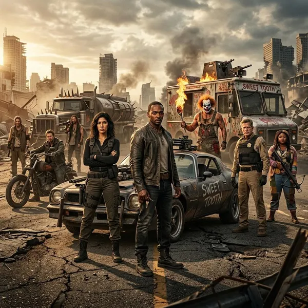 cast of twisted metal tv series