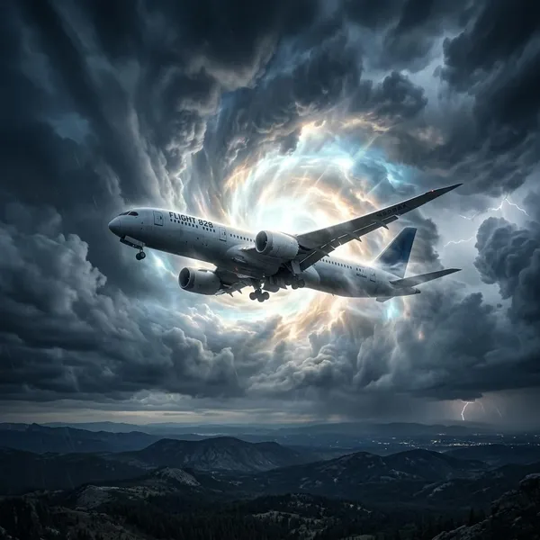 Why Flight 828 returns to 2013