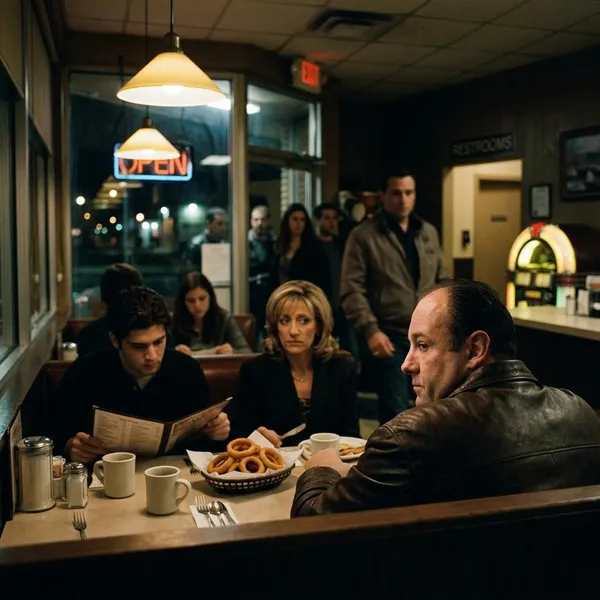 What clues suggest Tony dies?