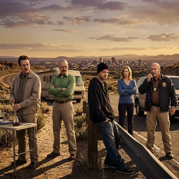 Who is in the Breaking Bad Season 1 cast?