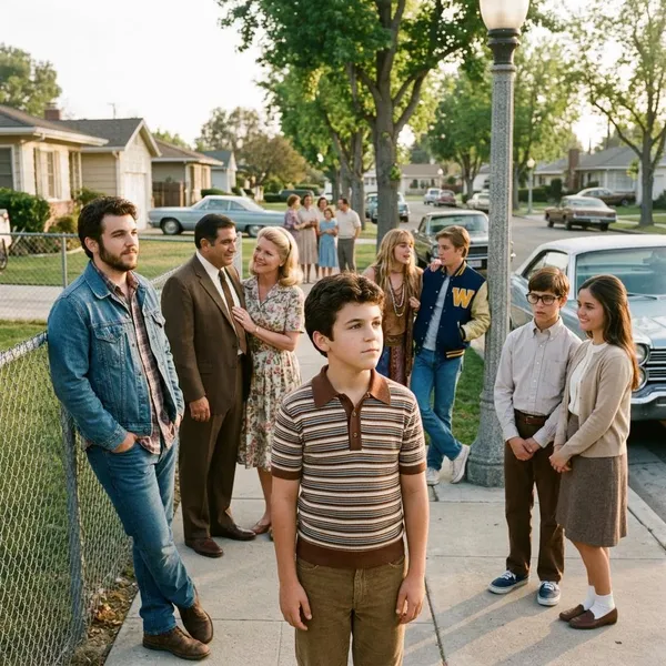 Main cast of the original The Wonder Years